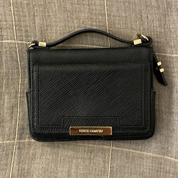 Vince Camuto Mila Leather Crossbody Bag with Wallet and Phone Pocket - Picture 1 of 3